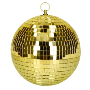 Boule Disco 20 cm Or 00707