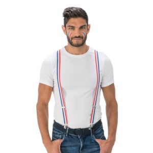 Bretelles bleu blanc rouge 13434