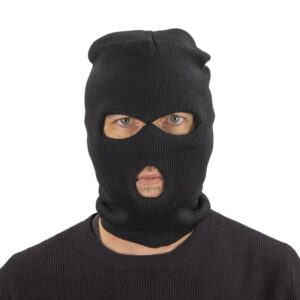 Cagoule noire adulte 873215