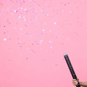 Canon à confettis révélation de sexe - Rose