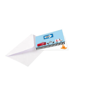 Cartons d invitation Anniversaire Vehicules
