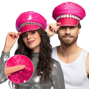 Casquette sequins 1