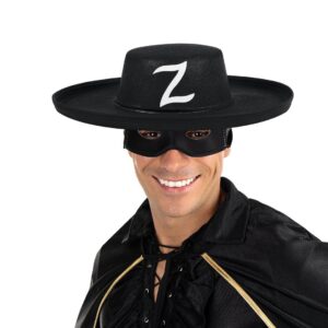 Chapeau de bandit feutre noir