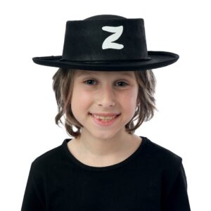 Chapeau feutre bandit noir enfant 10600