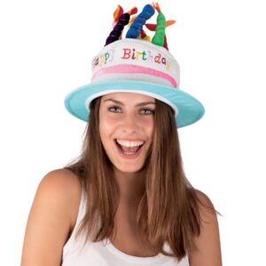 Chapeau gateau anniversaire musical pour adulte 70371