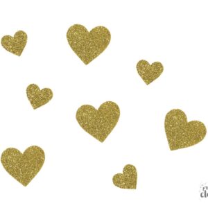 Confetti Or coeur