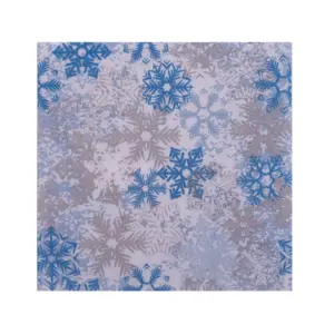 20 serviettes flocons de neige GDIV98135