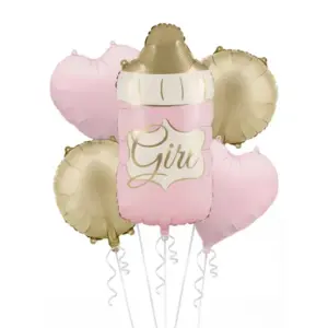 Ballon en aluminium bebe fille