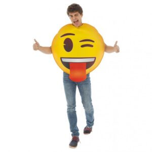 Costume emoji clin doeil