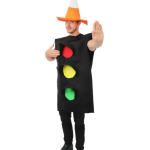Costume feu tricolore adulte 24428