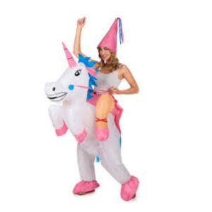 Costume gonflable licorne