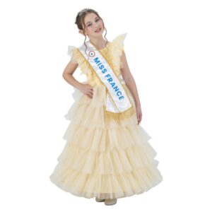 Deguisement robe doree Miss France taille 5 6 ans C4722116