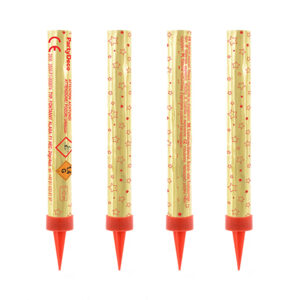 Fontaines à gâteaux avec motif d'étoiles rouges