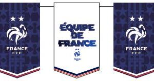 GUIRLANDE DRAPEAUX EQUIPE DE France FFF 2 70M