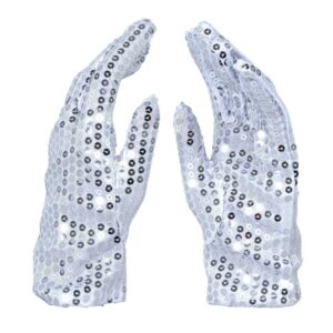 Gants a sequins Argent