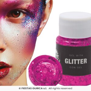 Gel Paillettes rose