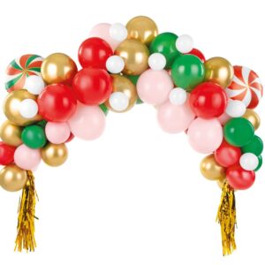Guirlande de ballons Noel bonbons GBN15