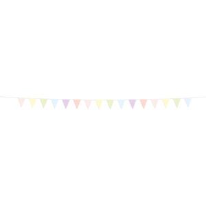 Guirlande de fanions Pastel 22205