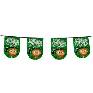 Guirlande de fanions Saint Patrick 6 m 44901