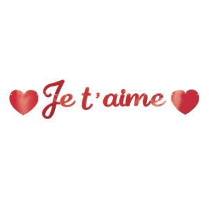 Guirlande lettres Je t aime 812202