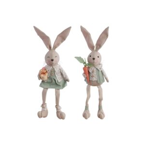 Lapin assis vert LAPIN ASSIS modele aleatoire 19CM X 10CM X 68CM 13910