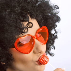 Lunettes Cœur rouges Saint-Valentin