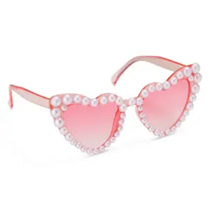 Lunettes coeur blanches 1