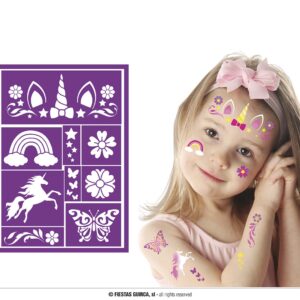 MODeLE DE MAQUILLAGE POUR ENFANTS LICORNE 15850