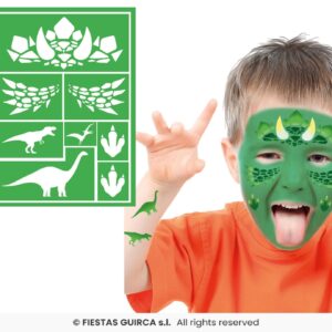 MODeLE DE MAQUILLAGE POUR ENFANTS dinosaure