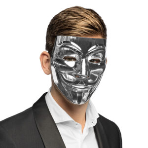 Masque anonyme argent