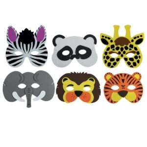 Masque loup enfant animaux sauvages modele aleatoire 560