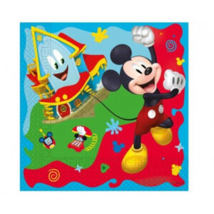 Serviettes Mickey Rock the House 33x33 cm