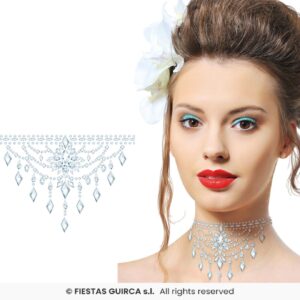 Strass autocollants pour le cou