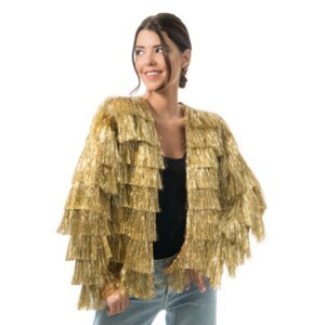 Veste or a franges M C4676M