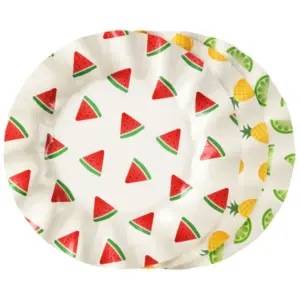 assiettes fruits