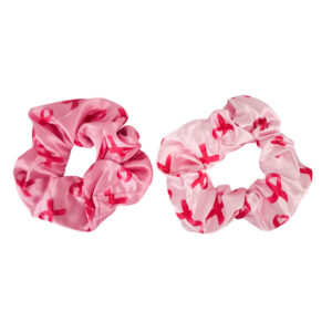 chouchou octobre rose 2 coloris assortis